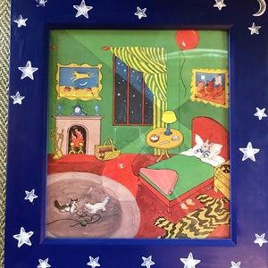 Goodnight Moon Wood Framed Print